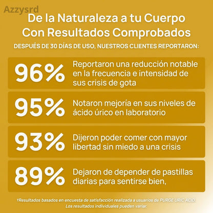 PURGE URIC ACID - DEPURACIÓN AVANZADA PARA EL ÁCIDO ÚRICO, RIÑONES Y ARTICULACIONES ( 60 CAPSULAS )