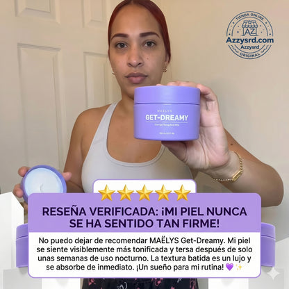 ✨🌙 MAËLYS CREMA GET-DREAMY 🍑💖 💎 Reduce la apariencia de la celulitis, reafirma tu piel e hidrata profundamente durante la noche ✨🛌🌸