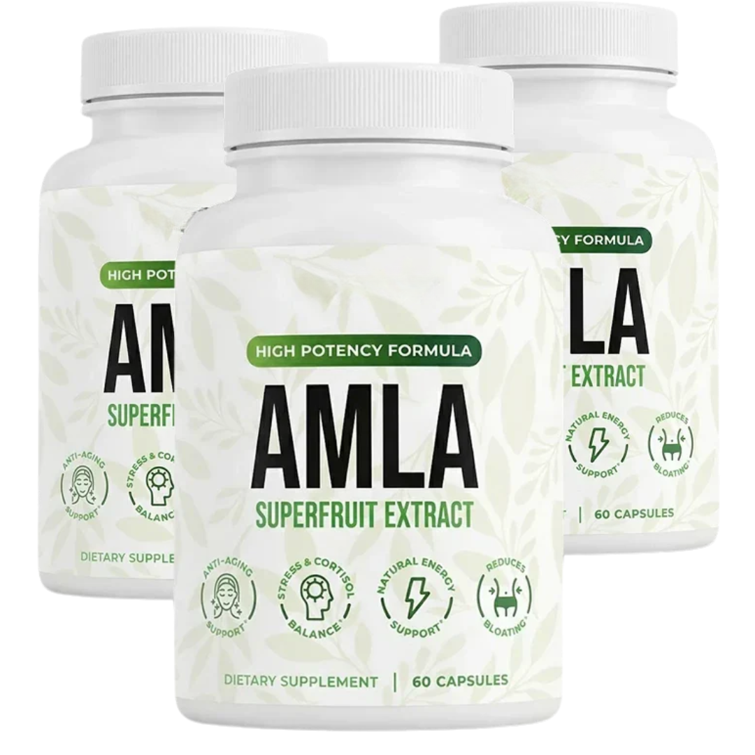 AMLA® Cápsulas de Superfruta Milenaria — Protección Antioxidante & Bienestar Cardiovascular