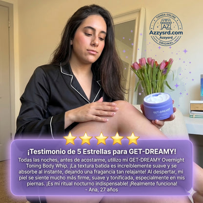 ✨🌙 MAËLYS CREMA GET-DREAMY 🍑💖 💎 Reduce la apariencia de la celulitis, reafirma tu piel e hidrata profundamente durante la noche ✨🛌🌸