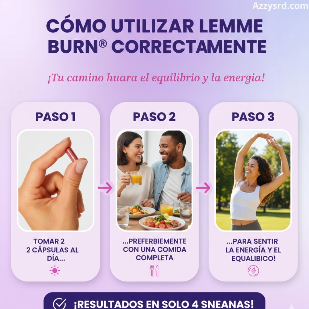 💎 Lemme Burn™ | Versión Unisex 💪🔥  Línea Kardashian ✨ – 60 Cápsulas ⚡ Activa el metabolismo · 🔥 Más energía · 💥 Quema grasa inteligente ✨ Mejor versión de ti