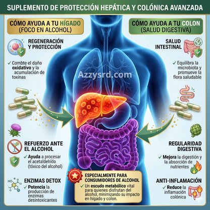 🌿 OxyEnergy™ Cardo Mariano con Silimarina 300mg 💚✨ Detox y Reparación Hepática Avanzada 🍃 Apoyo al Hígado, Colon y Digestión • Con Vitamina C, Inositol y Pueraria • Potente Acción Antioxidante 🛡️ • 90 Cápsulas Vegetarianas 💊