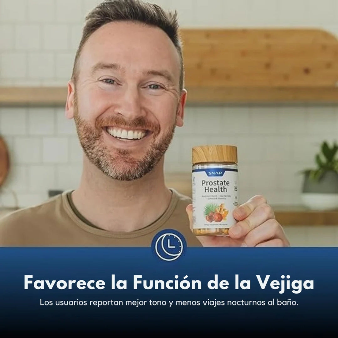 Prostate Health™ – Fórmula Natural para la Salud de la Próstata, Vejiga y Vitalidad Masculina (90 Cápsulas)