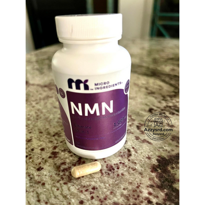 🧬Complejo NMN 10 en 1 de 1000 mg (60 Cápsulas) | Con Mononucleótido de Nicotinamida, Resveratrol, CoQ10, Quercetina y Glutatión | Potente Precursor para Energía Celular y Antienvejecimiento🌿