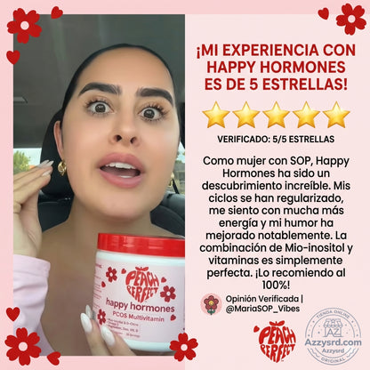 🍑✨ Peach Perfect™ Happy Hormones Formula 🌸💖 | Mio-Inositol + D-Chiro 40:1 🧬 Omega-3, Vitamina D3, Magnesio y Zinc ⚡ Apoya el balance hormonal, energía, mood y bienestar femenino 🌿 120 Cápsulas Premium 💊