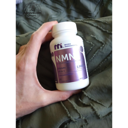 🧬Complejo NMN 10 en 1 de 1000 mg (60 Cápsulas) | Con Mononucleótido de Nicotinamida, Resveratrol, CoQ10, Quercetina y Glutatión | Potente Precursor para Energía Celular y Antienvejecimiento🌿