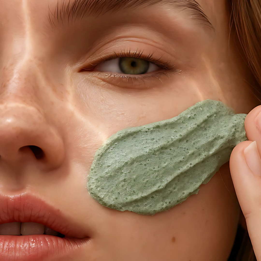 Set Pureza Divina™ | Mascarilla Burbuja de Albahaca Sagrada + cuchara Natural