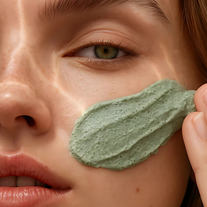 Set Pureza Divina™ | Mascarilla Burbuja de Albahaca Sagrada + cuchara Natural