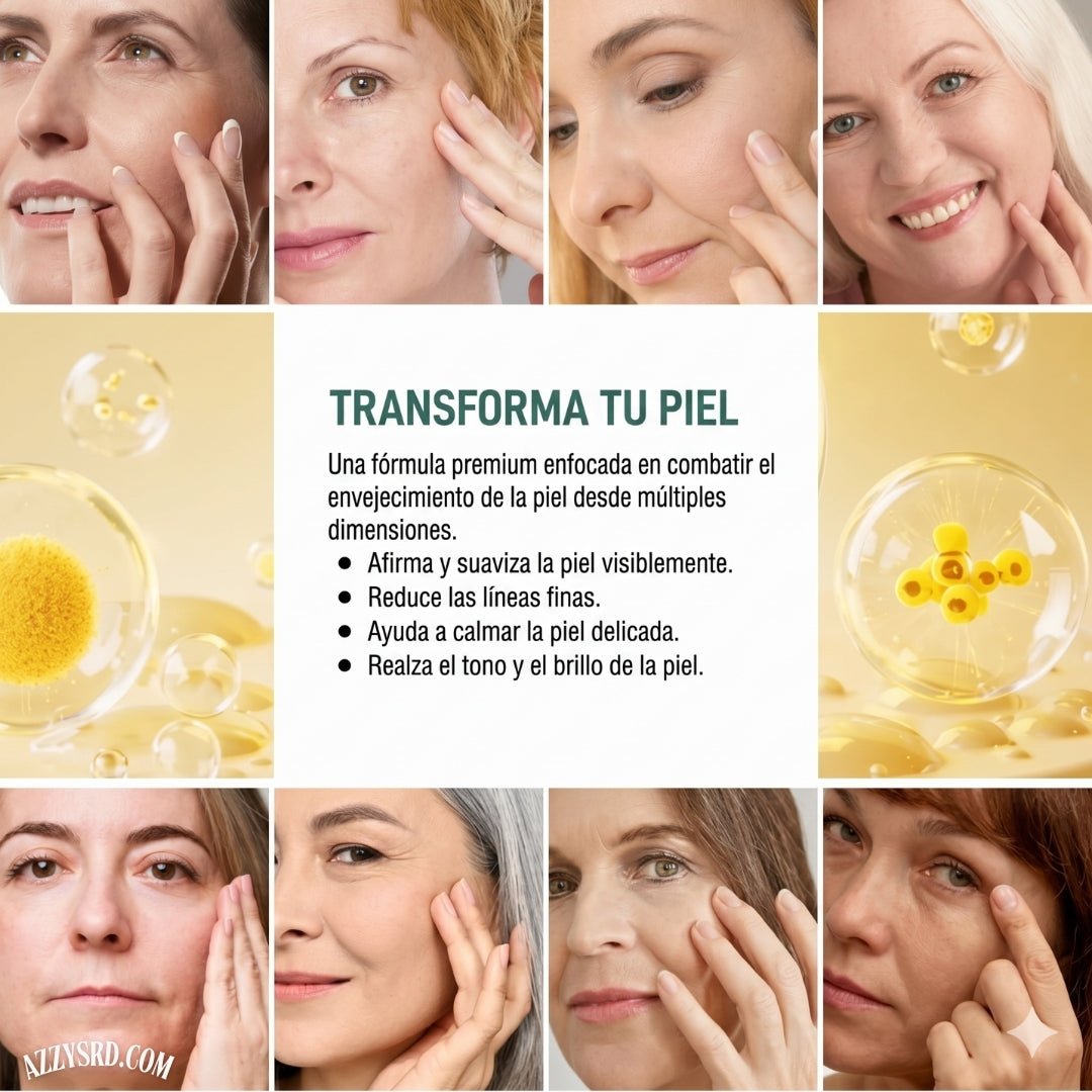 👑 Woodsleep™ Golden Micro-Peptide Serum✨ Suero Facial Avanzado con Micropéptidos Dorados para una Piel Más Firme, Radiante y de Apariencia Renovada