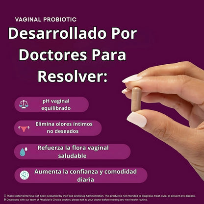 ✨Physician's CHOICE Probiótico💖 Ultra Efectivo "🌸 Suplemento 100% Natural y Orgánico 💖