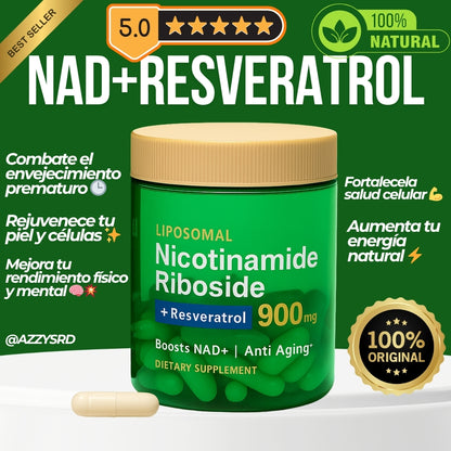 ✨ NAD+ Vital™ | Joven Para Siempre🔬-🌿 Suplemento Anti-envejecimiento 100% Original Y Natural!💧( 80 Capsulas )
