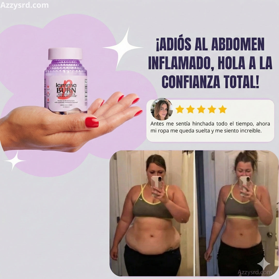 💎 Lemme Burn™ | Versión Unisex 💪🔥  Línea Kardashian ✨ – 60 Cápsulas ⚡ Activa el metabolismo · 🔥 Más energía · 💥 Quema grasa inteligente ✨ Mejor versión de ti