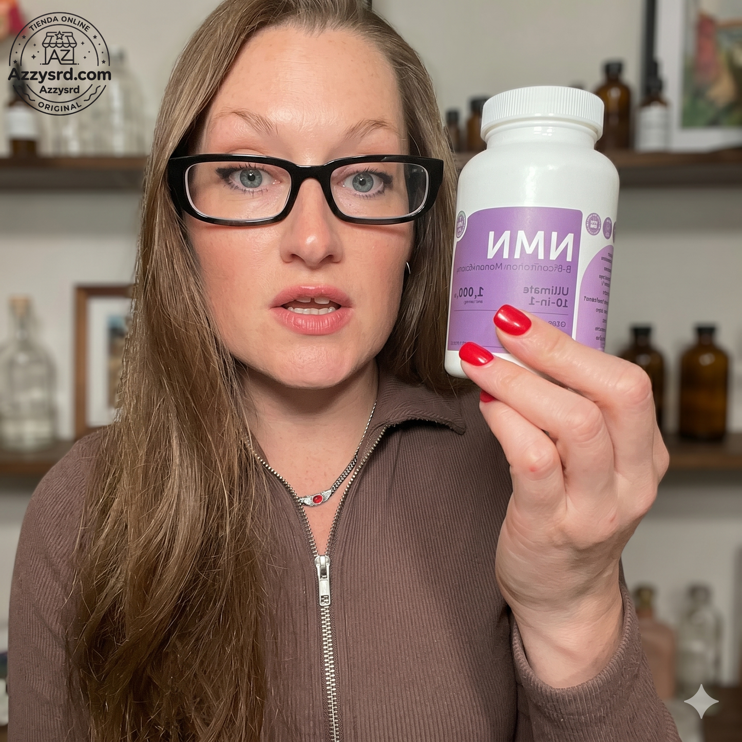 🧬Complejo NMN 10 en 1 de 1000 mg (60 Cápsulas) | Con Mononucleótido de Nicotinamida, Resveratrol, CoQ10, Quercetina y Glutatión | Potente Precursor para Energía Celular y Antienvejecimiento🌿