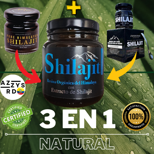 Energía Ancestral 🌋 + Vitalidad Pura 💪🌿 | Shilajit 100% Original - Natural y Directo del Himalaya