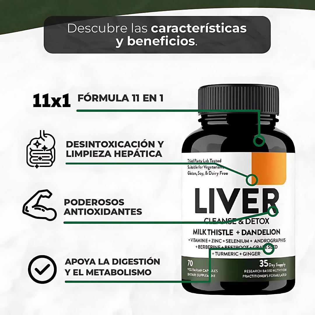 LIVER CLEANSE & DETOX - PARA UN HÍGADO MAS SALUDABLE!