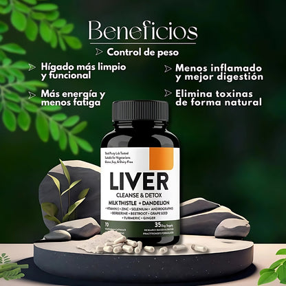 LIVER CLEANSE & DETOX - PARA UN HÍGADO MAS SALUDABLE!