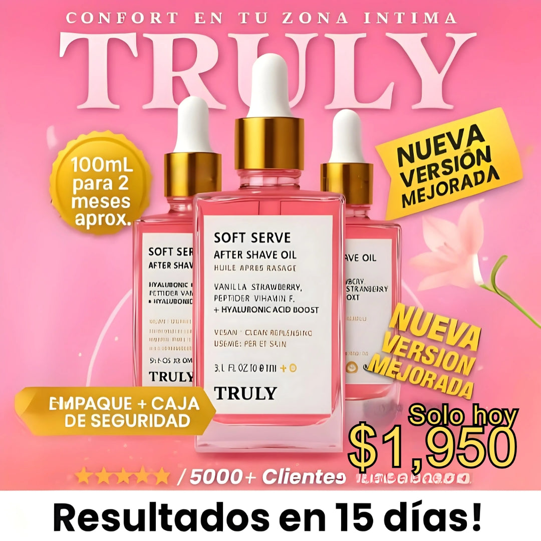 Aceite Truly™ | After Shave Oil Premium ✨🪒💧 - Versión Light Mejorada🔥