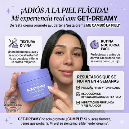 ✨🌙 MAËLYS CREMA GET-DREAMY 🍑💖 💎 Reduce la apariencia de la celulitis, reafirma tu piel e hidrata profundamente durante la noche ✨🛌🌸