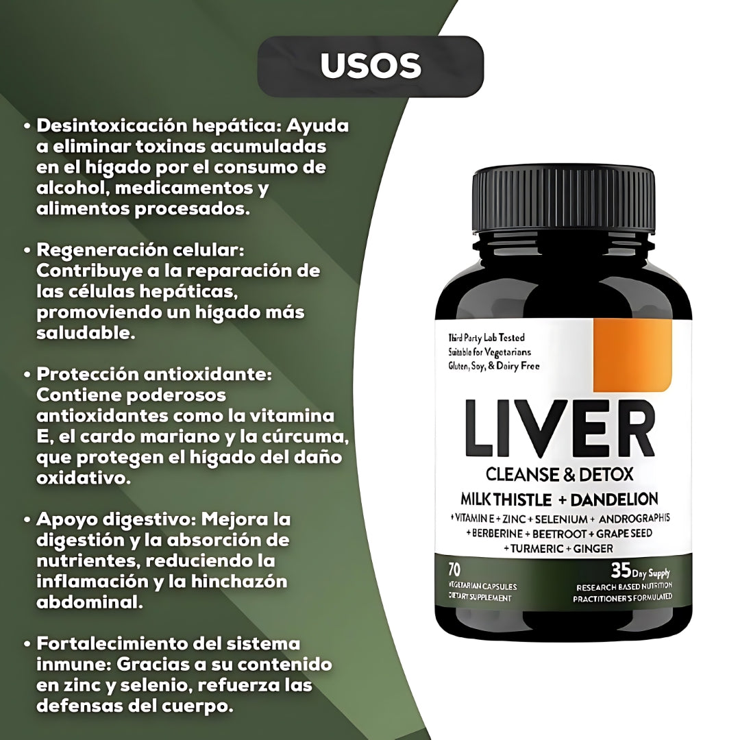 LIVER CLEANSE & DETOX - PARA UN HÍGADO MAS SALUDABLE!