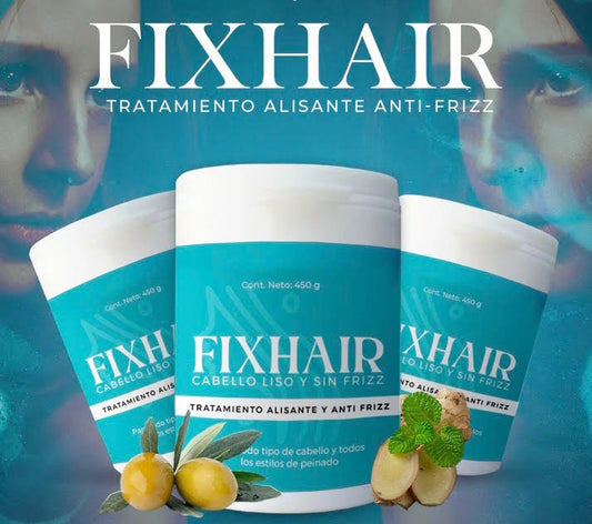 FixHair ✨ Alisado Perfecto 💇‍♀️ Natural & Brillante 🌿 Version Original!