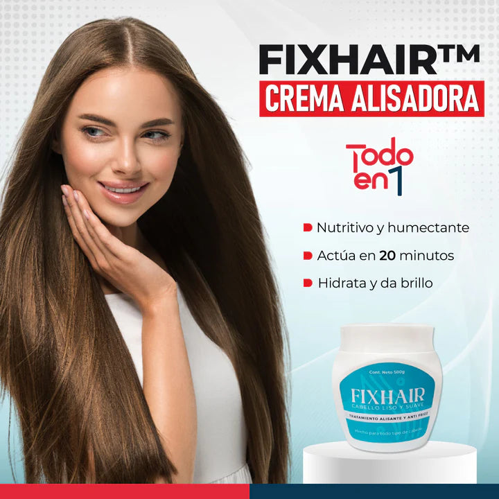 FixHair ✨ Alisado Perfecto 💇‍♀️ Natural & Brillante 🌿 Version Original!