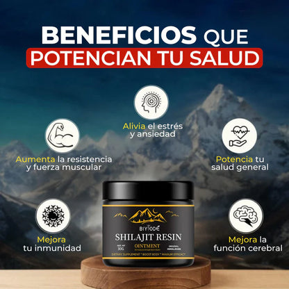 Energía Ancestral 🌋 + Vitalidad Pura 💪🌿 | Shilajit 100% Original - Natural y Directo del Himalaya