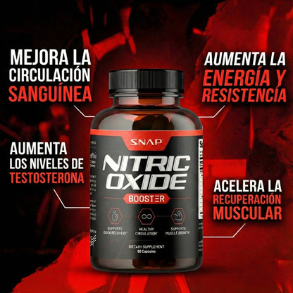 🧬 ÓXIDO NÍTRICO - Suplemento 100% Premium - Circulación avanzada · Energía diaria · Rendimiento masculino 60 Cápsulas